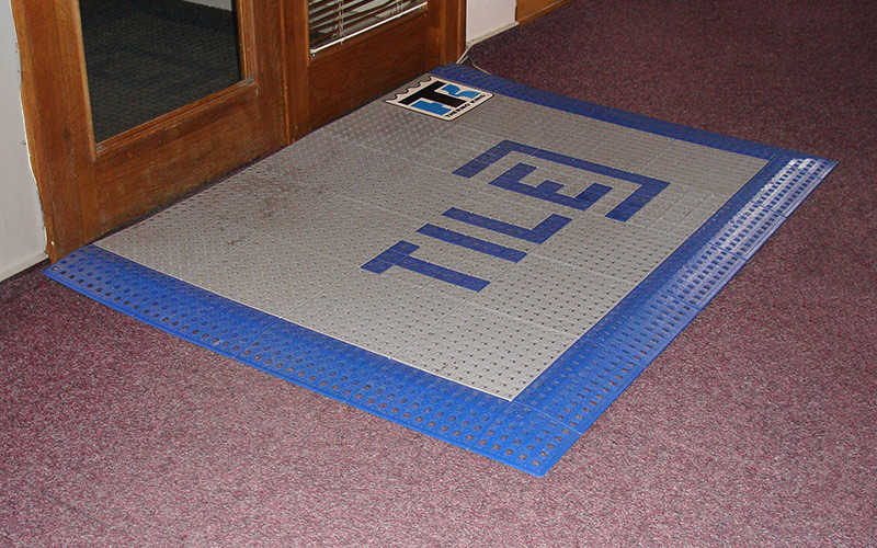 plastic floor mat
