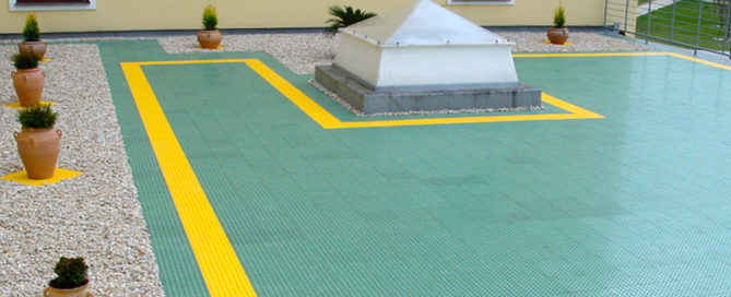 plastic floor terace